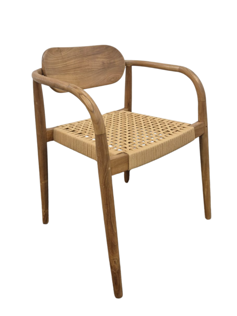 kursi kayu tampak samping